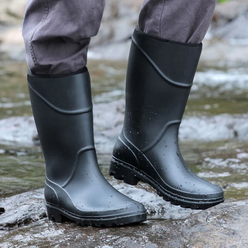 Drenkel - Heren Regenlaarzen – Waterdicht en Antislip voor Wandelen