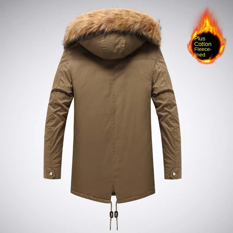 Stoorho - Parka Winterjas Heren – Warm Gevoerd met Bontkraag en Meerdere Zakken