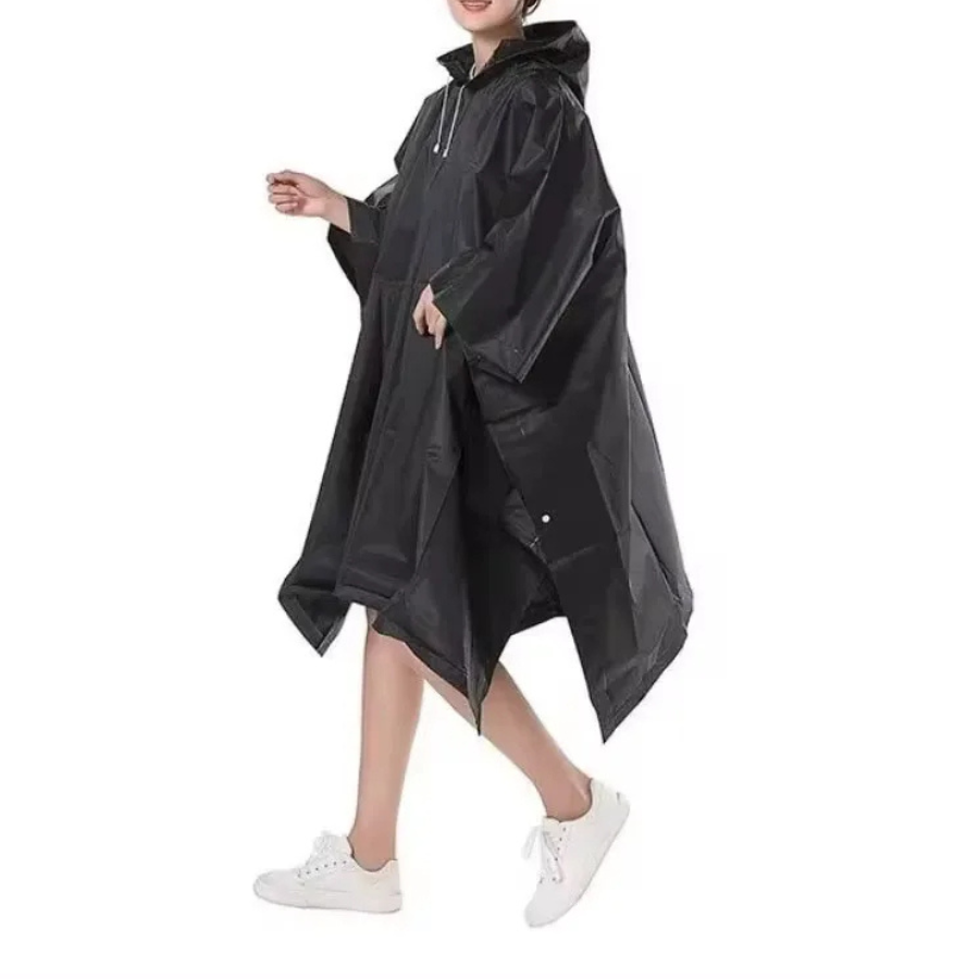 Dauwrok - Heren Regenjas Poncho Waterdicht Lichtgewicht met Capuchon