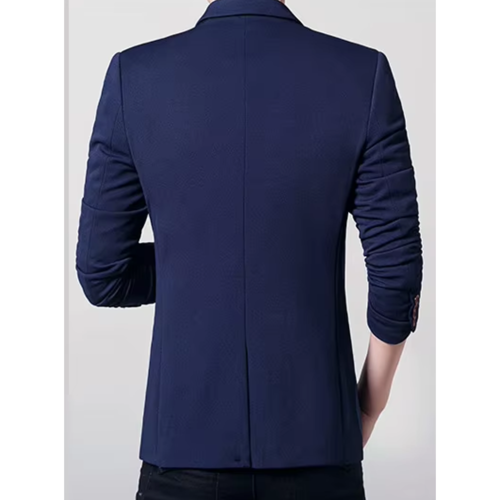 Boldier - Heren Colbert - Slim Fit Blazer Met Één Knoop en Zakdetails