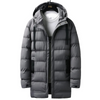 Zorvack - Puffer Jacket Heren Lang met Capuchon, Winddicht, Warm & Geïsoleerd