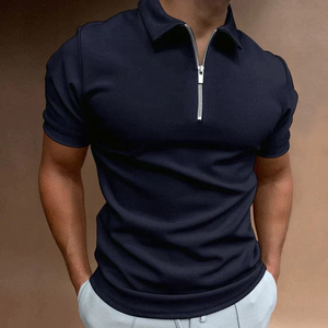 JAMES Hoogwaardige poloshirt met rits