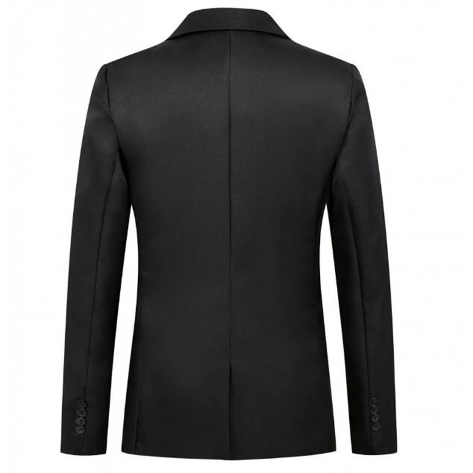 Cretton - Heren Colbert - Slim Fit Satijnen Blazer Met Één Knoop voor Formeel Gebruik