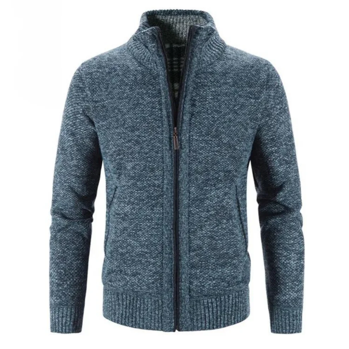 JAMES Cardigan met Hoge Kraag Trui Jas