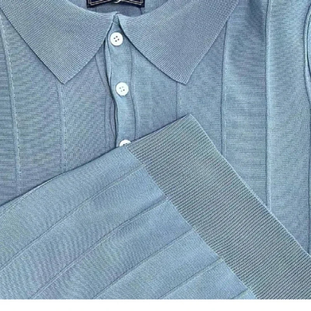 JAMES Heren Poloshirt met Korte Mouwen en Reverskraag