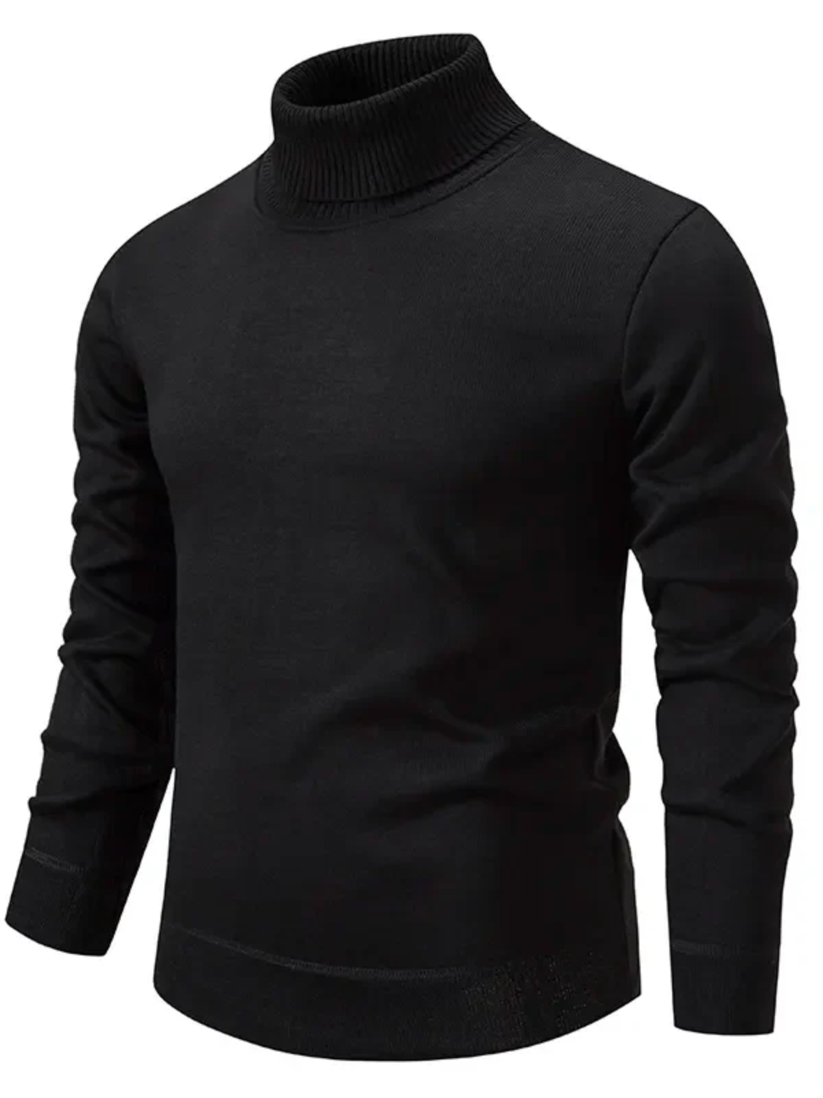 Herdrie - Heren Slim Fit Coltrui Gebreid