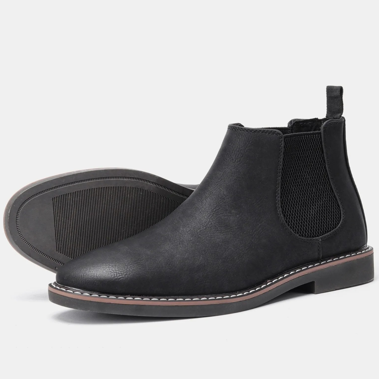 Vortren - Chelsea Boots Heren met Comfortabele Binnenzool en Antislip Zool