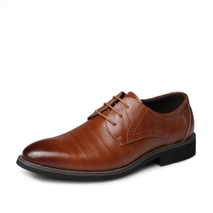 Brellex - Nette Heren Schoenen Leren Oxford met Klassieke Vetersluiting