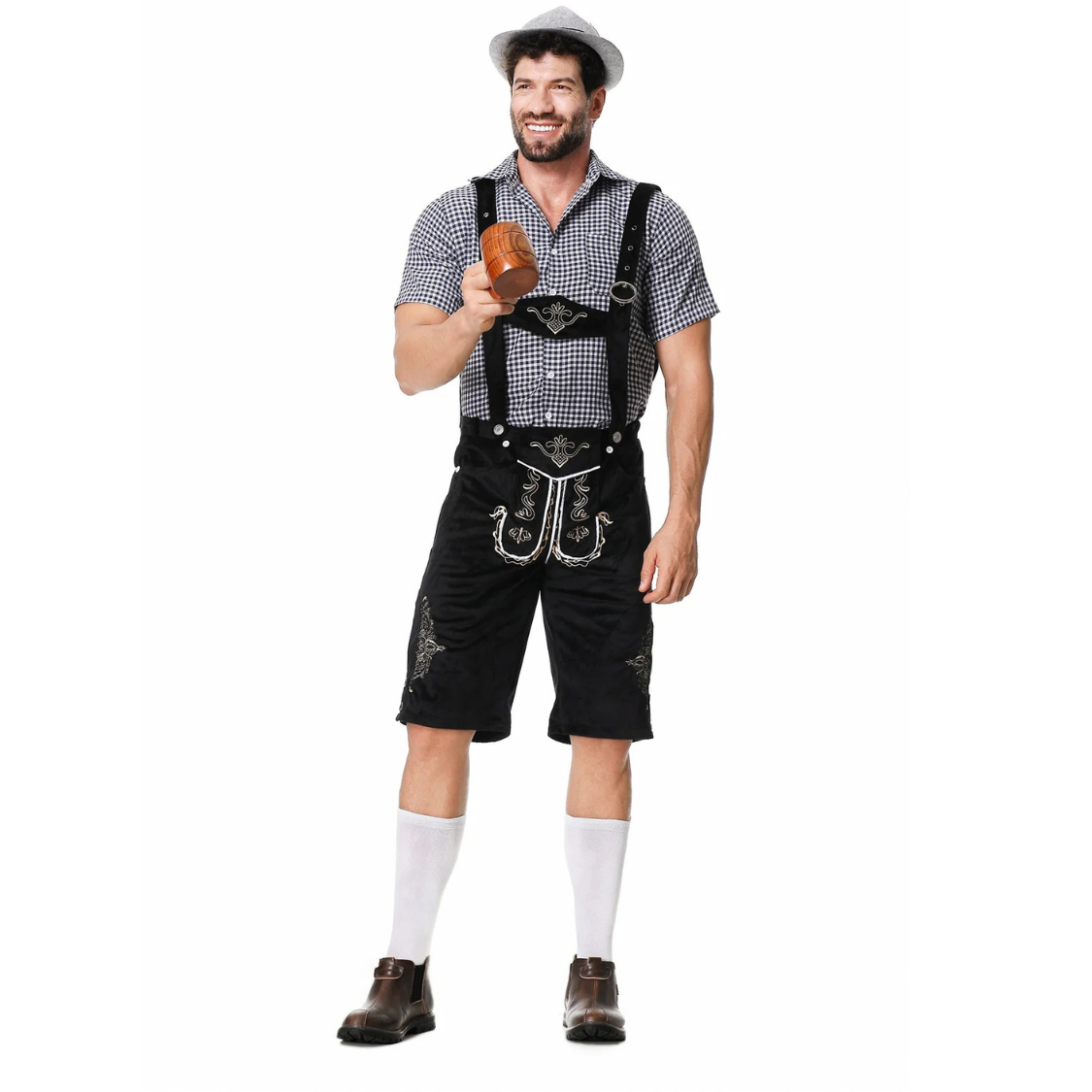 HerLux - Traditionele Heren Lederhosen in Verschillende Stijlen - Feestelijk