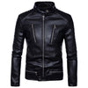 Oliver® Heren leren jas| motosport bomber met rits