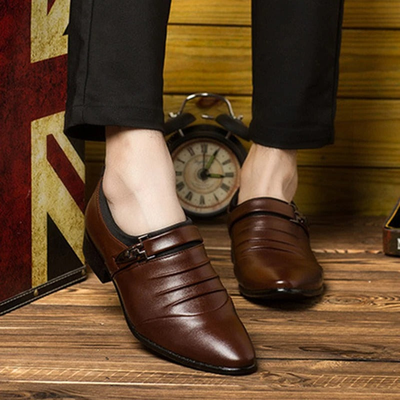 Hudson™ Punt Toe Zakelijke stijl heren leren schoenen