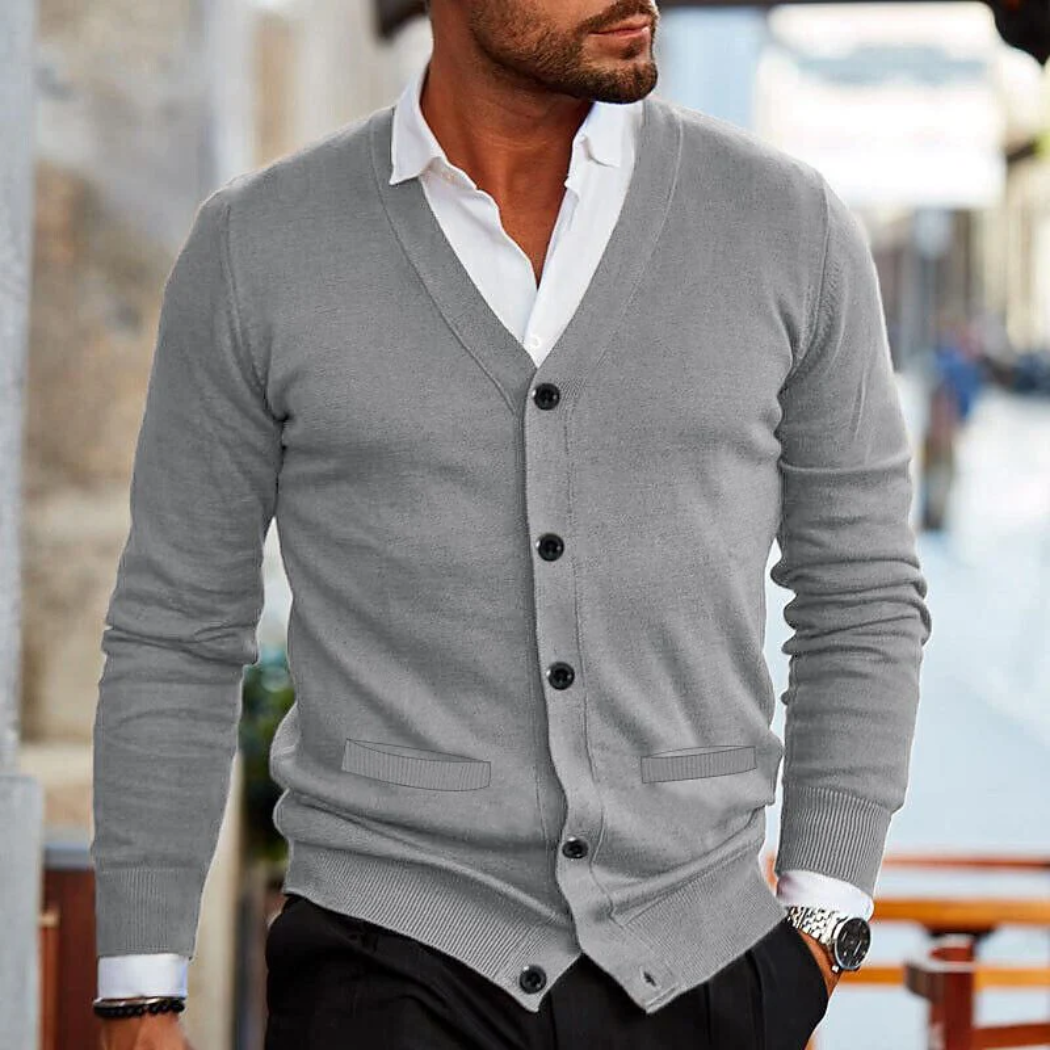 JAMES Casual cardigan voor mannen