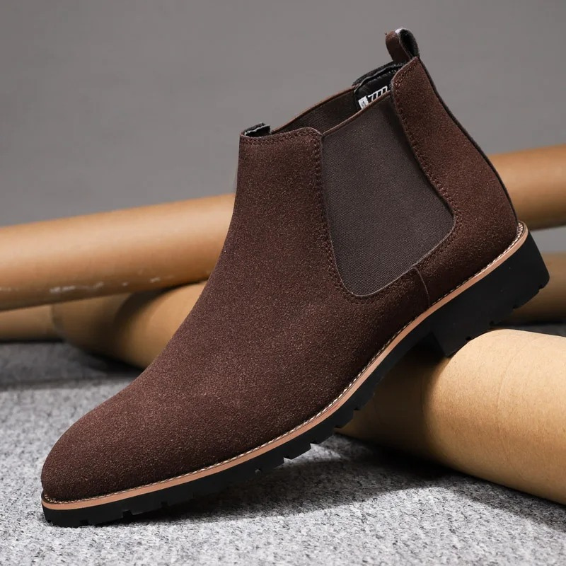 Helstan - Duurzame Chelsea Boots Heren met Profielzool