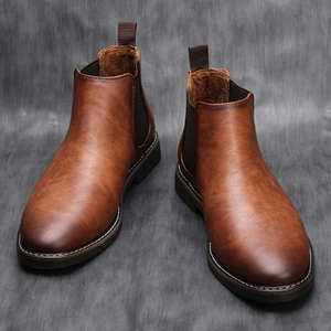 Glentro - Herenschoenen Boots - Leren Chelsea Boots, Instapmodel met Duurzame Zool