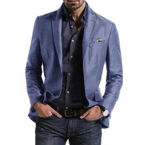 Cartier - Heren Colbert - Slim Fit Blazer Met Ruitpatroon en Twee Knoopsluiting