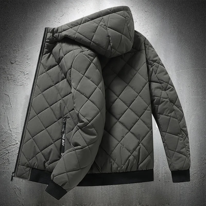 Zinvoss - Puffer Jacket Heren Gewatteerd met Capuchon, Warm, Winddicht & Casual Pasvorm