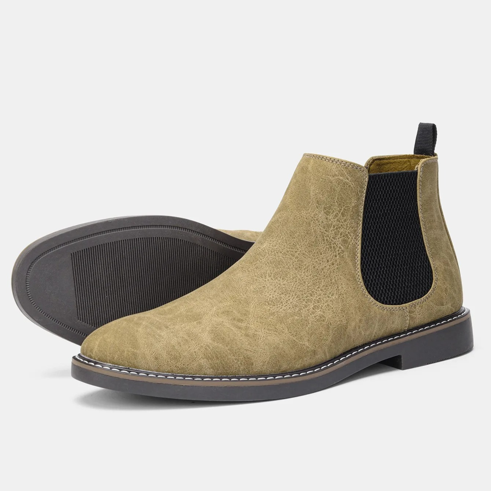 Cravion - Stijlvolle Chelsea Boots Heren met Antislip Zool