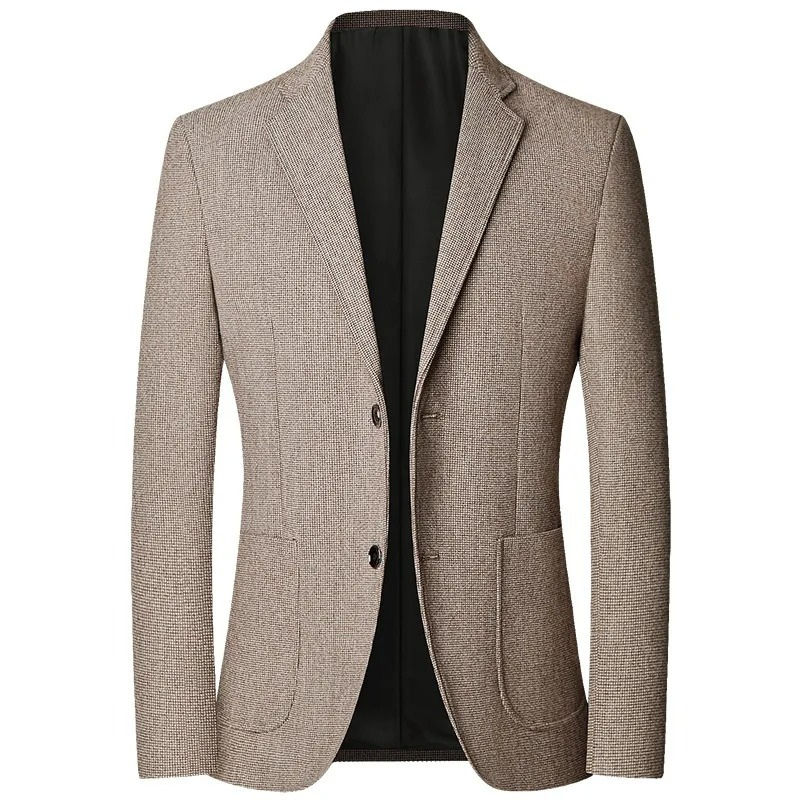 Wesport - Heren Colbert - Slim Fit Blazer Met Twee Knoopsluiting en Textuur