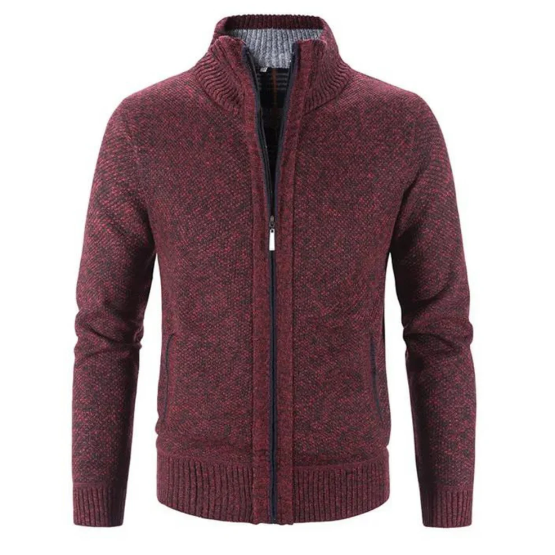 JAMES Cardigan met Hoge Kraag Trui Jas