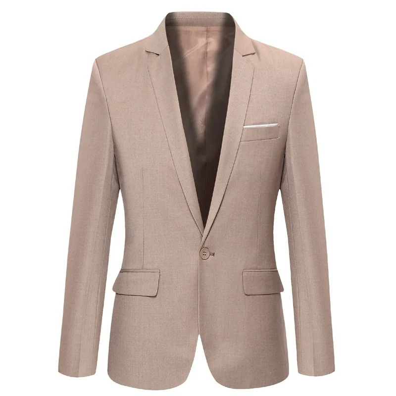 Neviron - Heren Colbert - Slim Fit Blazer Met Één Knoop voor Zaken