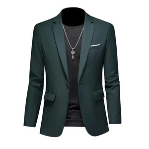 Evander - Heren Colbert - Slim Fit Blazer Met Één Knoop voor Casual Gebruik