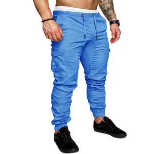 Polderp - Cargo Broek Heren – Comfortabele Joggingbroek met Zakken, Elastisch Trekkoord