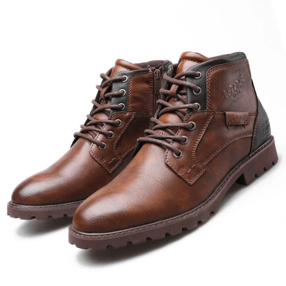 Trednor - Herenschoenen Boots - Leren Veterschoenen, Duurzaam & Antislip Buiten