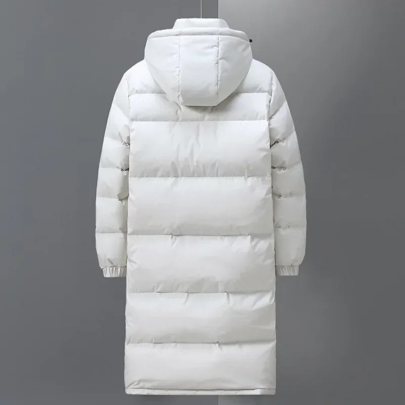 Trovell - Puffer Jacket Heren Extra Lang met Capuchon, Winddicht, Geïsoleerd & Warm