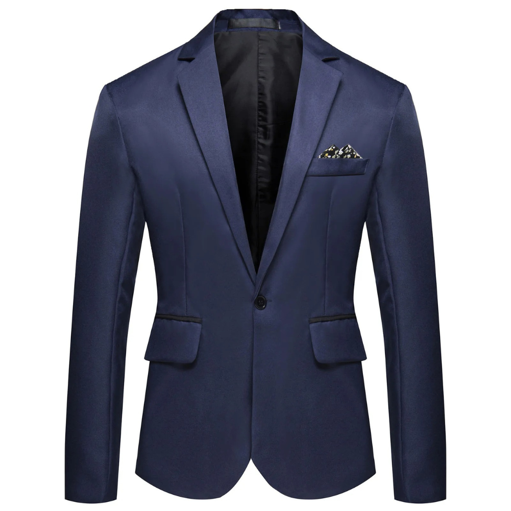 Zonberg - Heren Colbert - Slim Fit Blazer Met Één Knoop voor Zaken