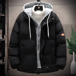 Vandrux - Puffer Jacket Heren met Capuchon, Dikke Isolatie, Winddicht & Casual Pasvorm