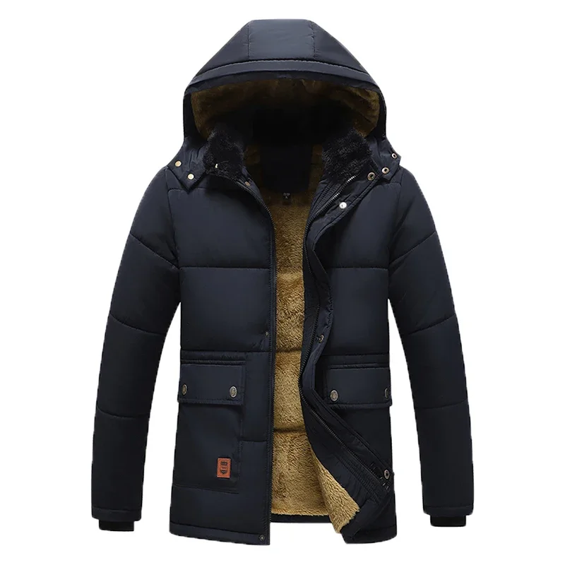 Oudvorn - Parka Winterjas Heren – Warm Gevoerd met Capuchon en Winddichte Stof