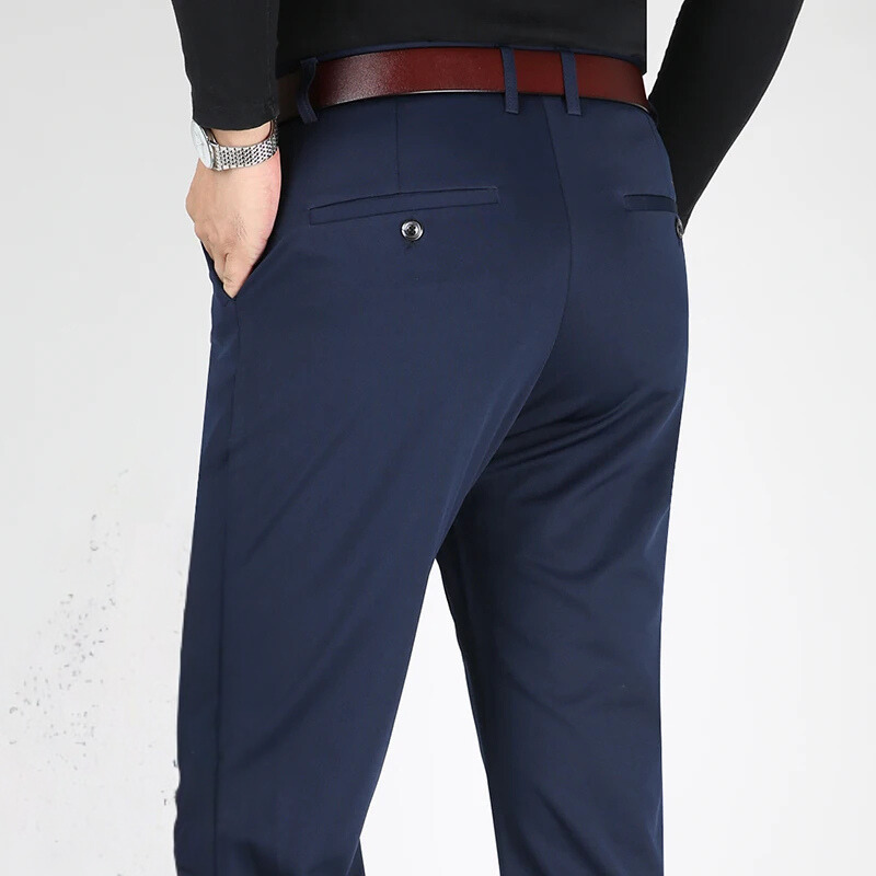 Dolhart - Heren Pantalon - Slim Fit Broek Met Achterzakken Voor Formele Stijl