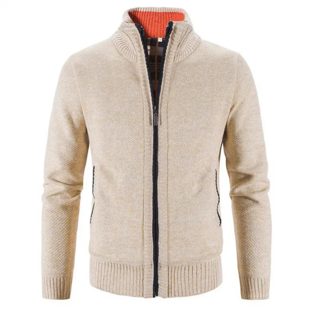 JAMES Cardigan met Hoge Kraag Trui Jas