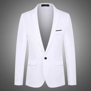 Neviron - Heren Colbert - Slim Fit Blazer Met Één Knoop voor Zaken