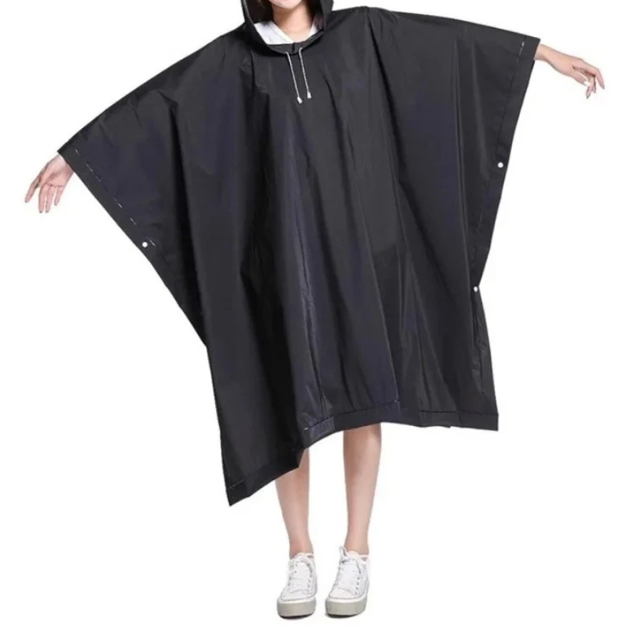 Dauwrok - Heren Regenjas Poncho Waterdicht Lichtgewicht met Capuchon