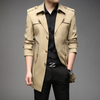 Marvix - Slim Fit Heren Mantel voor Mannen - Casual Trenchcoat met Epauletten