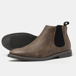 Kestlow - Chelsea Boots Heren van Leer met Elastische Zijkanten