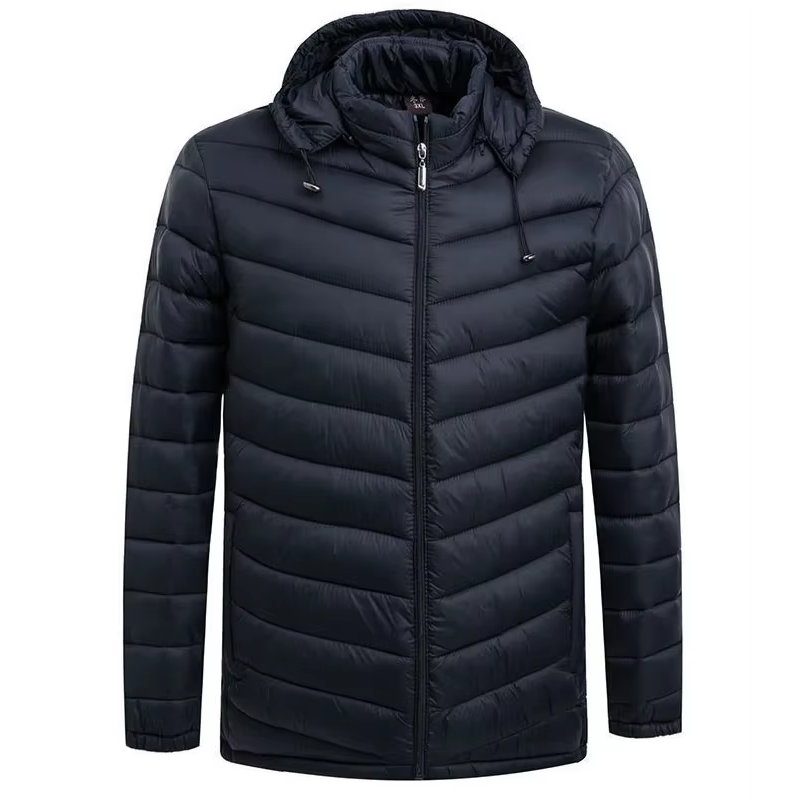 Marvlek - Puffer Jacket Heren Lichtgewicht met Capuchon, Winddicht, Opvouwbaar & Warm