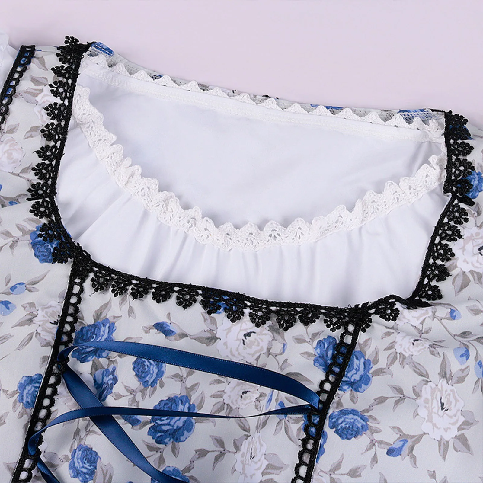 Berdina - Dirndl Dames Jurk met Bloemenpatroon en Schort