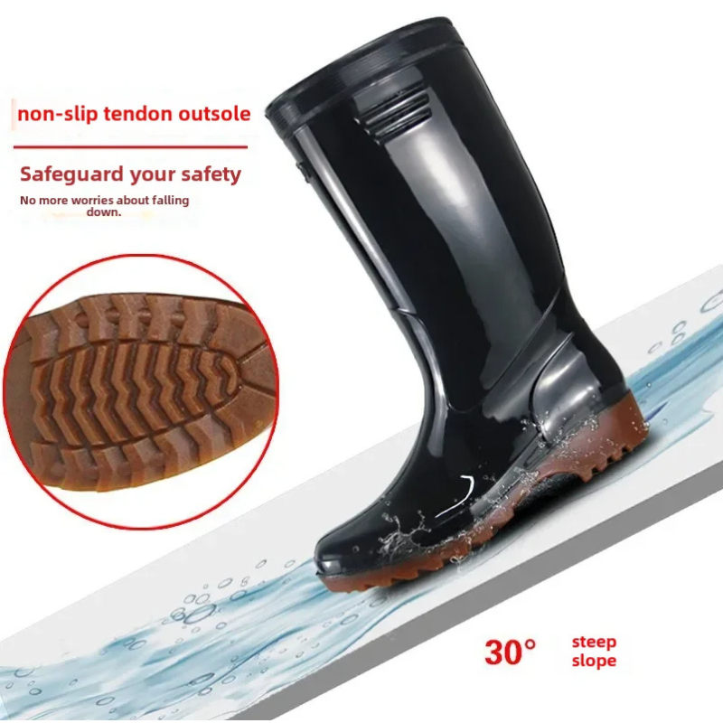 Waterre - Duurzame Heren Regenlaarzen met Antislip Zool, Waterdicht en Comfortabel