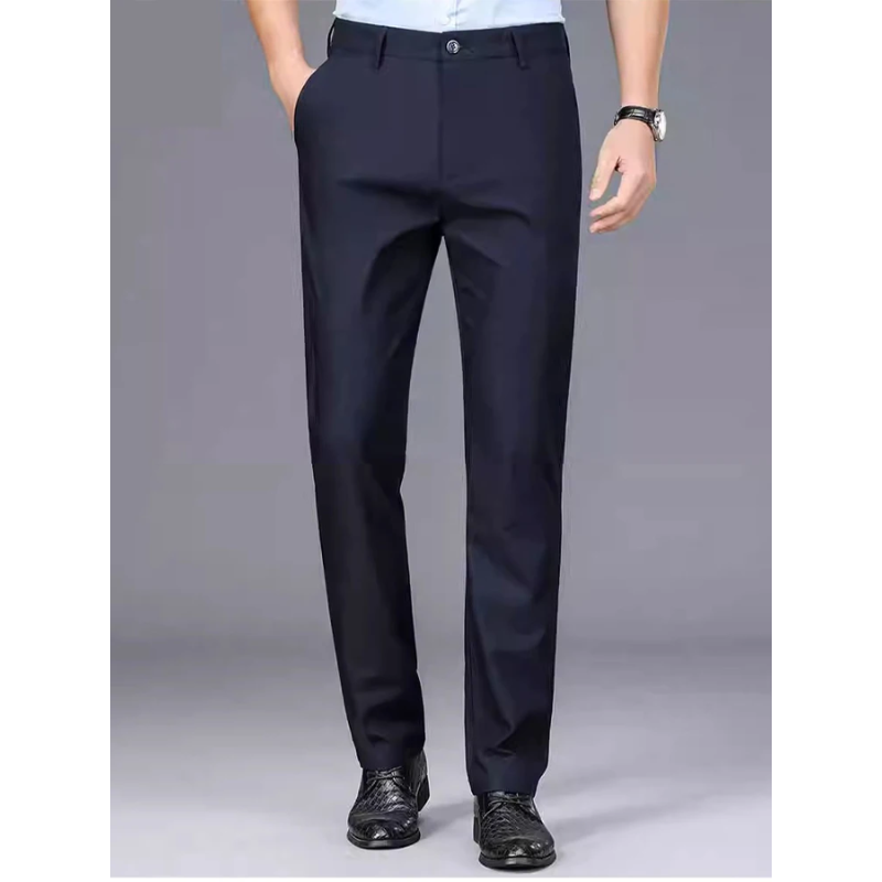 Vernold - Heren Pantalon - Slim Fit Broek Met Achterzakken Voor Formele Gelegenheden