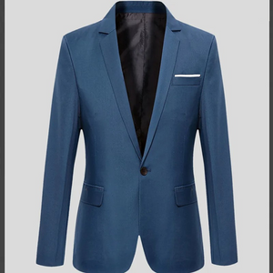 Felcott - Heren Colbert - Slim Fit Blazer Met Één Knoop voor Formeel Gebruik