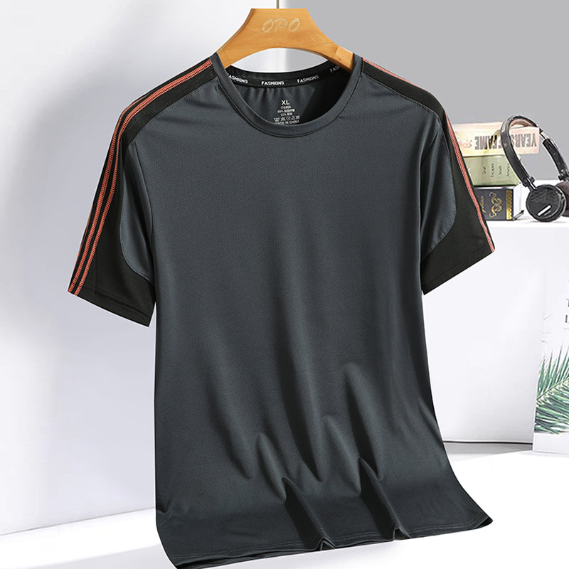 James™ sport stijl wit patchwork oversized t shirt