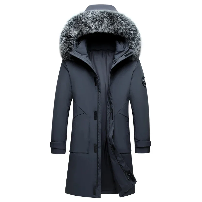 Warmnor - Heren Parka Winterjas met Nepbont Capuchon, Winddicht, Waterdicht