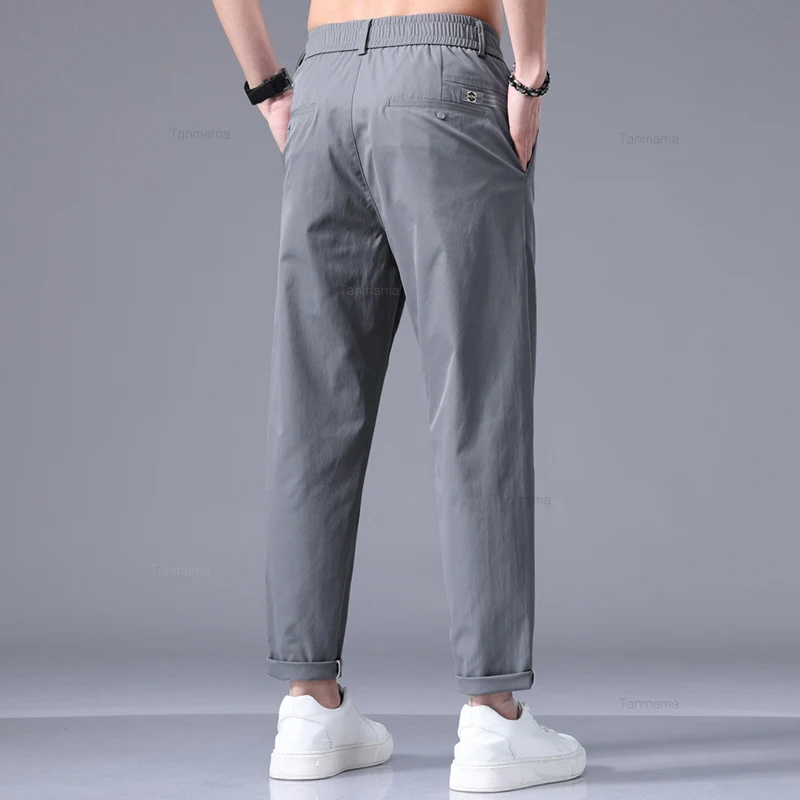 Vorlano -  Heren Pantalon - Broek Met Elastische Tailleband en Comfort Fit