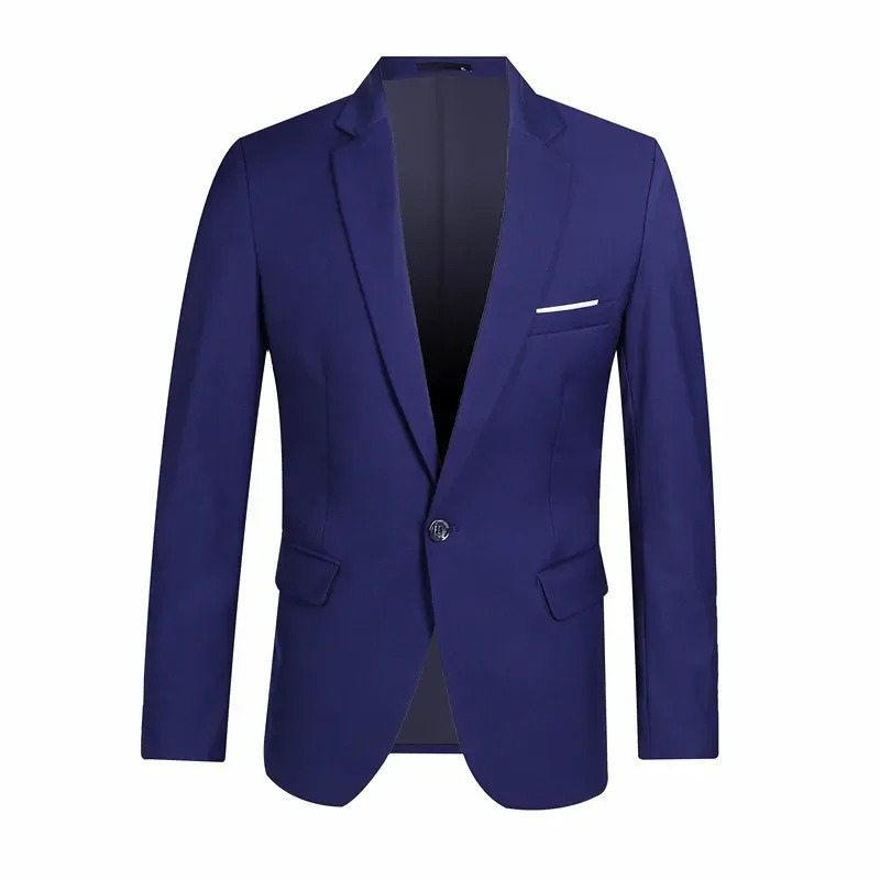 Neviron - Heren Colbert - Slim Fit Blazer Met Één Knoop voor Zaken