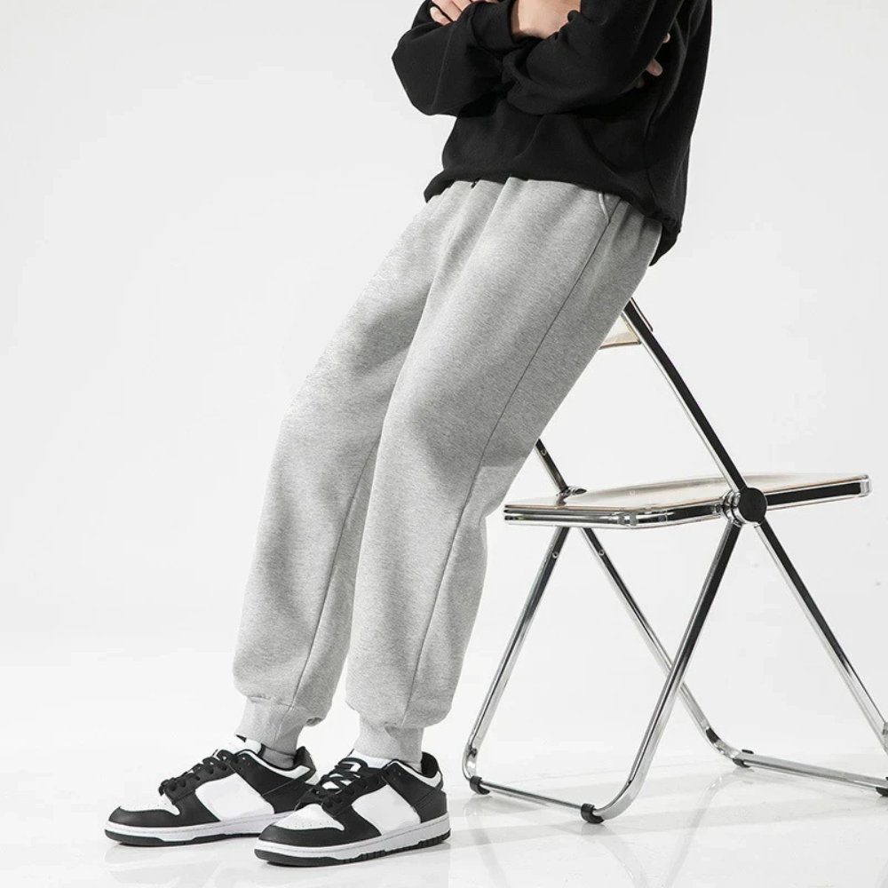 Ergomax - Joggingbroek Heren - Comfortabele Sweatpants met Koordsluiting