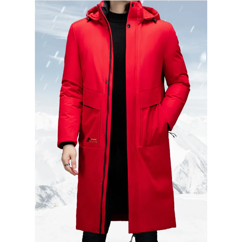 Rijkoud - Parka Winterjas Heren – Lang Model met Warme Voering en Capuchon