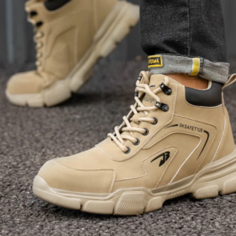 DuskMen - Heren Boots met Antislip Zool en Gewatteerde Enkelbescherming