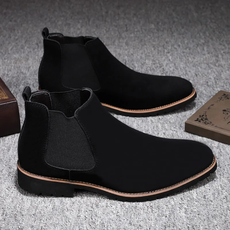 Helstan - Duurzame Chelsea Boots Heren met Profielzool